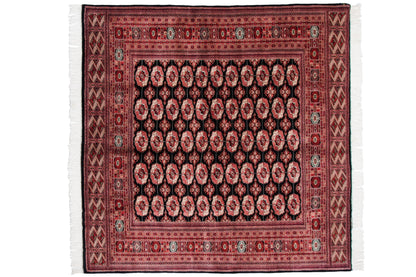 7x8 Vintage Fine Bokhara Square Carpet