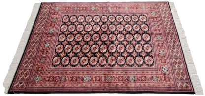 7x8 Vintage Fine Bokhara Square Carpet