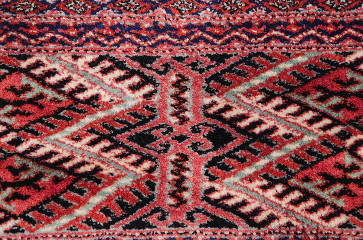 7x8 Vintage Fine Bokhara Square Carpet