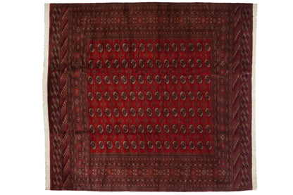 12.5x13 Vintage Fine Bokhara Square Carpet