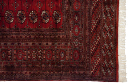 12.5x13 Vintage Fine Bokhara Square Carpet