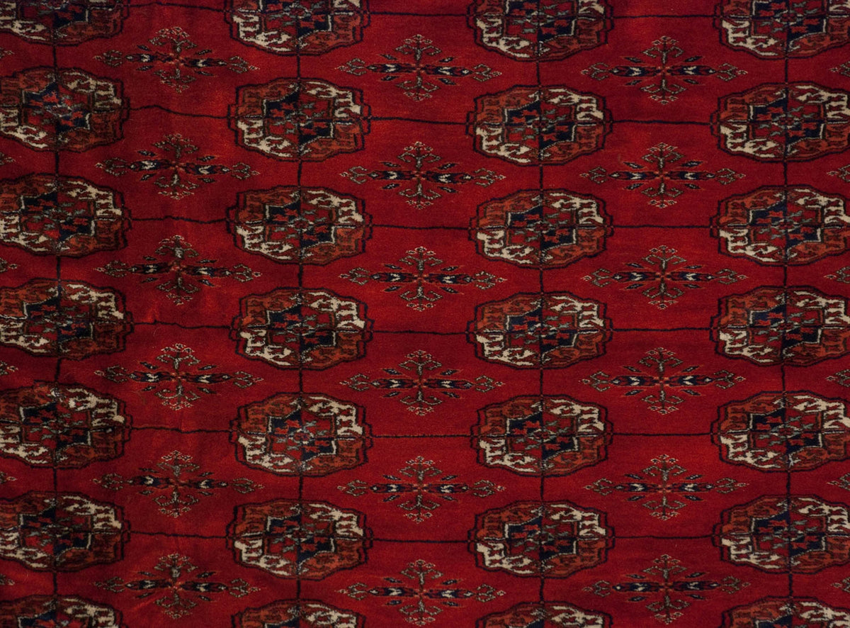 12.5x13 Vintage Fine Bokhara Square Carpet