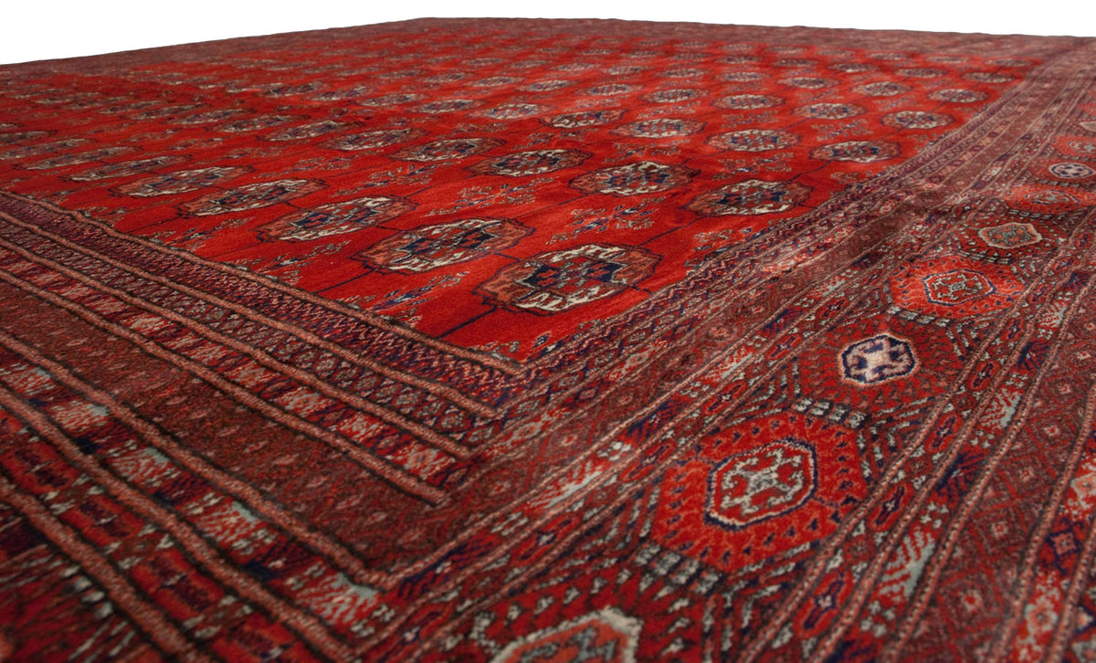 12.5x13 Vintage Fine Bokhara Square Carpet