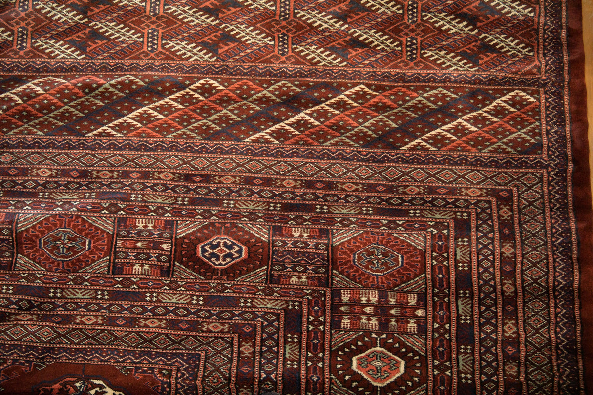 12x14.5 Vintage Fine Bokhara Carpet