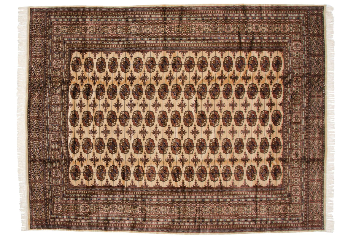 9x12 Vintage Fine Bokhara Carpet
