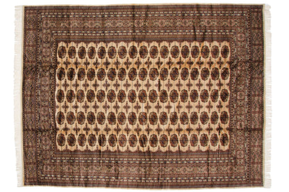 9x12 Vintage Fine Bokhara Carpet