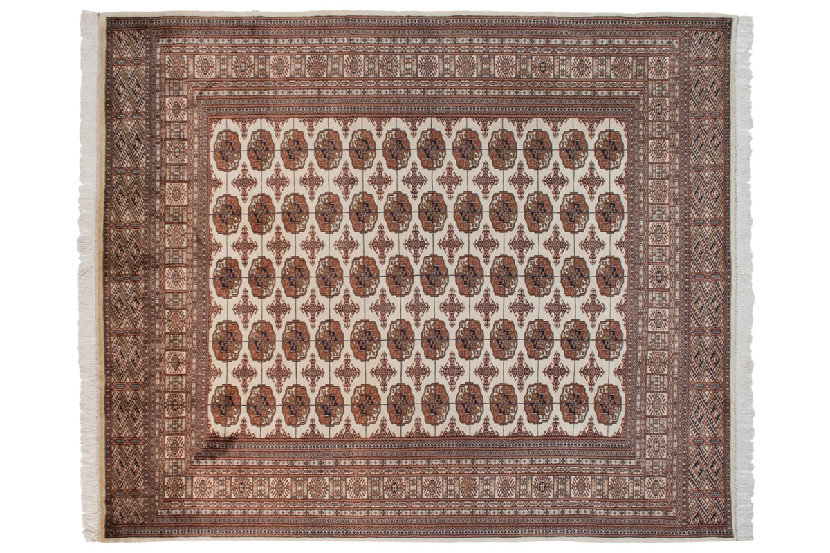 8x10 Vintage Fine Bokhara Carpet