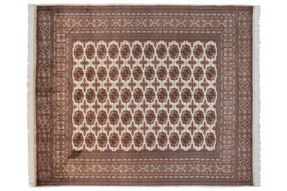 8x10 Vintage Fine Bokhara Carpet