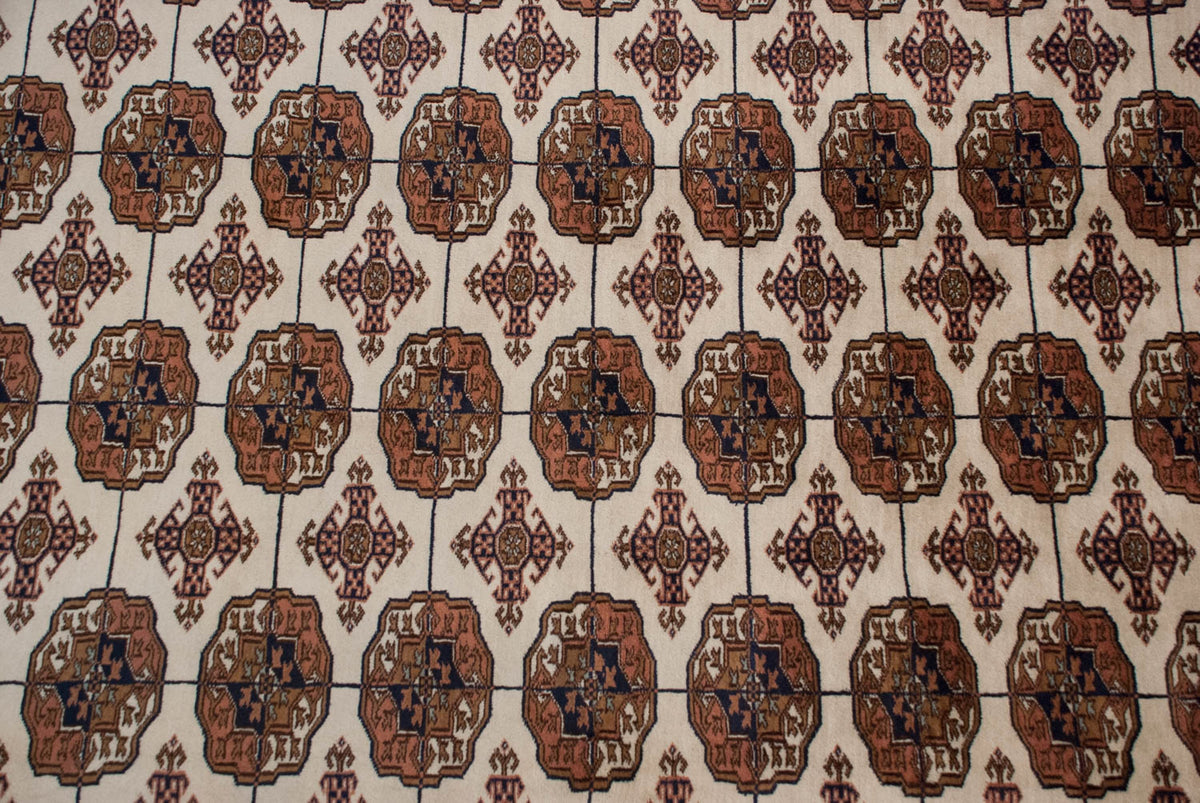 8x10 Vintage Fine Bokhara Carpet