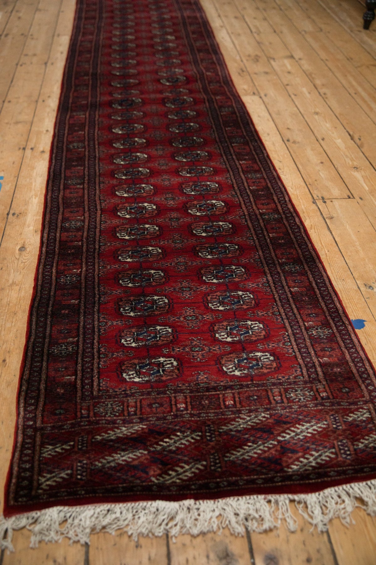 2.5x24 Vintage Fine Bokhara Rug Runner