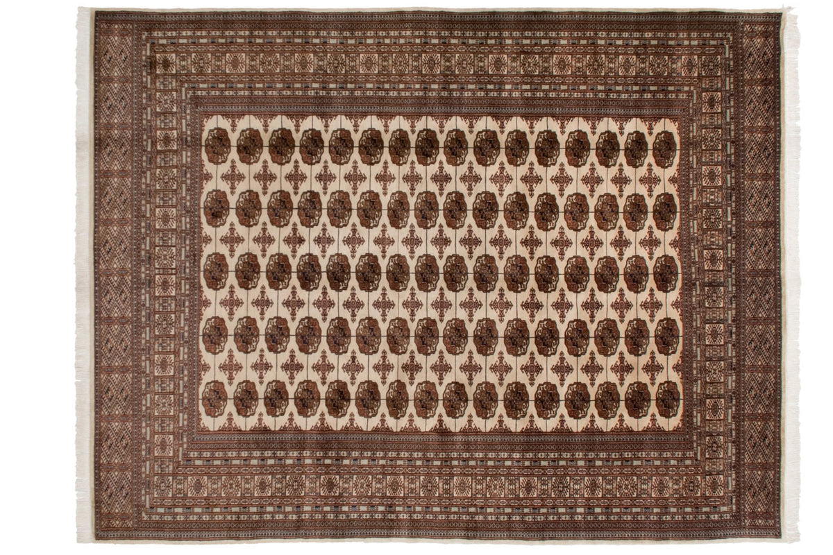 9x12 Vintage Fine Bokhara Carpet