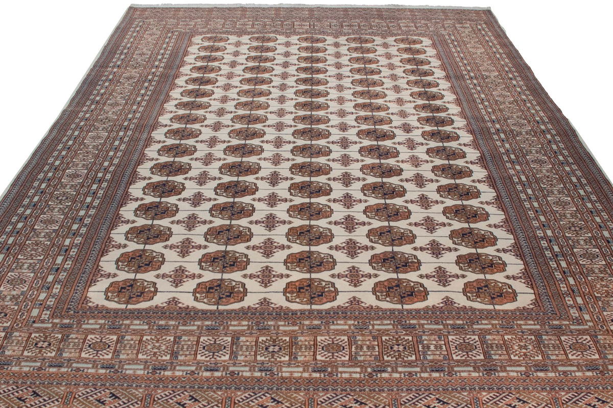 9x12 Vintage Fine Bokhara Carpet