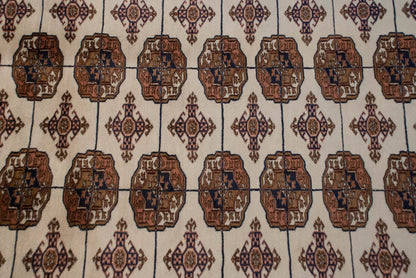 9x12 Vintage Fine Bokhara Carpet