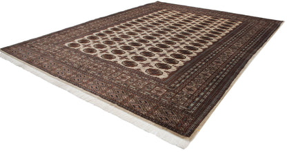 9x12 Vintage Fine Bokhara Carpet