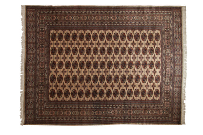 9x12 Vintage Fine Bokhara Carpet