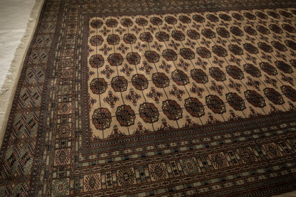 9x12 Vintage Fine Bokhara Carpet