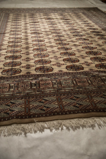 9x12 Vintage Fine Bokhara Carpet