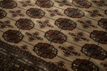 9x12 Vintage Fine Bokhara Carpet