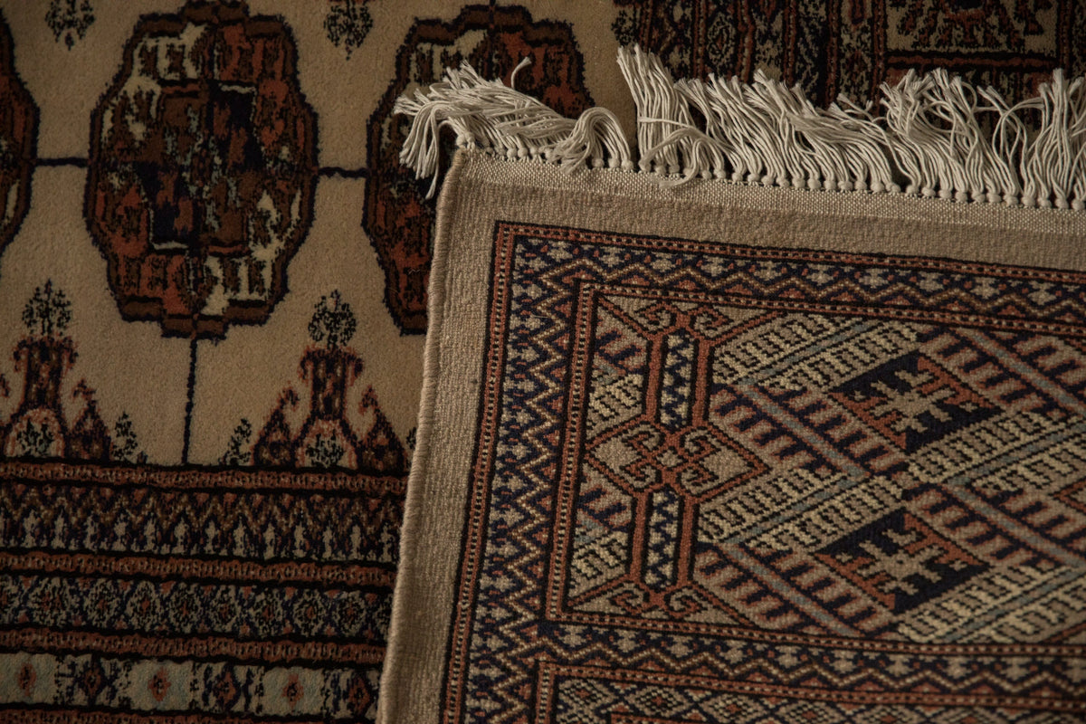 9x12 Vintage Fine Bokhara Carpet