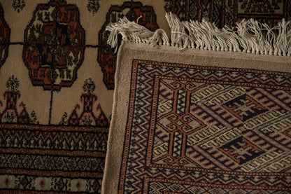 9x12 Vintage Fine Bokhara Carpet