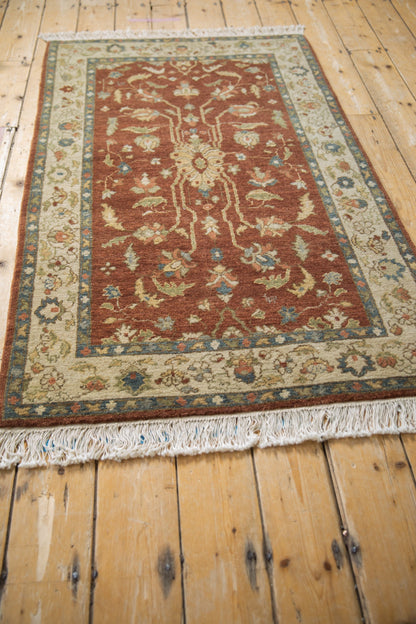 3x5 Vintage Armenian Lilihan Design Rug