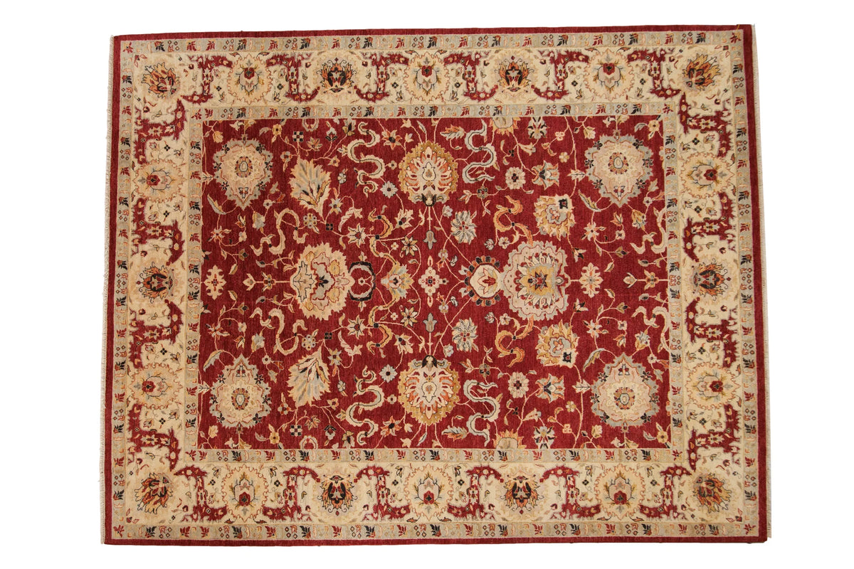8x10.5 Indian Sultanabad Design Carpet