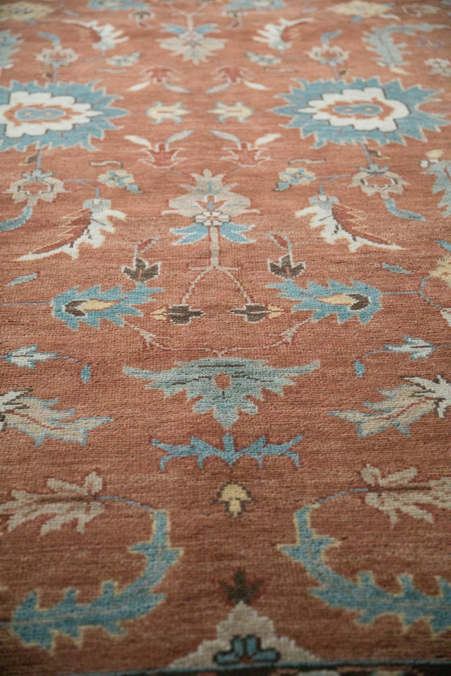 10x13.5 Indian Mahal Design Carpet