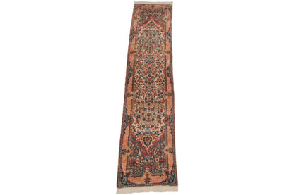 2.5x11 Vintage Kerman Rug Runner