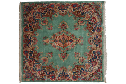 4.5x5 Vintage Kerman Square Rug