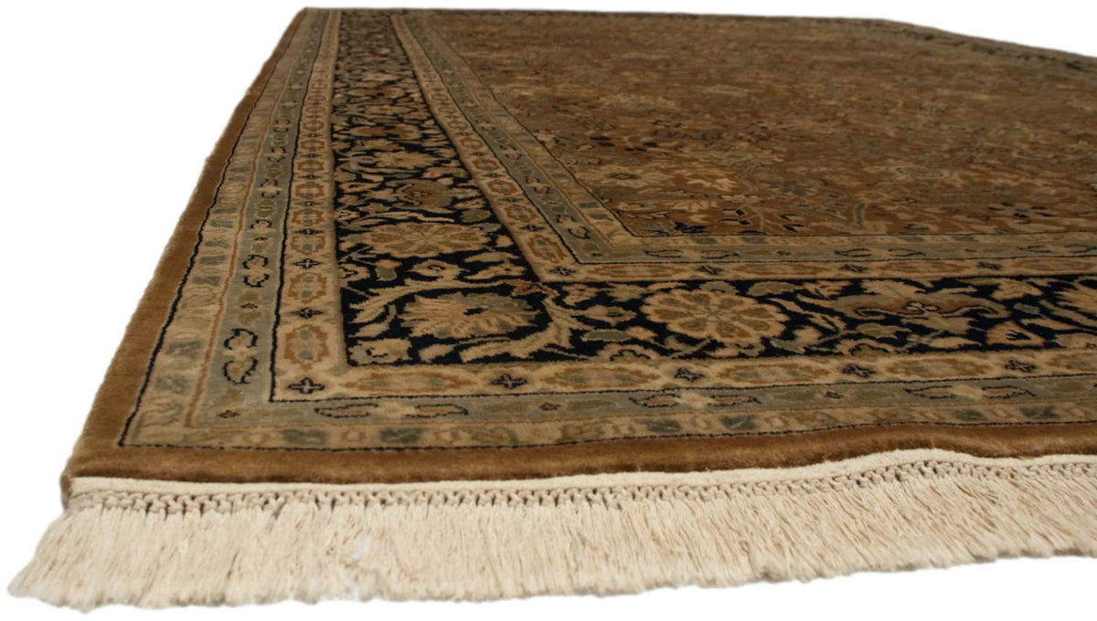 6x9 Vintage Indian Tabriz Design Carpet