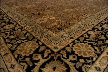 6x9 Vintage Indian Tabriz Design Carpet