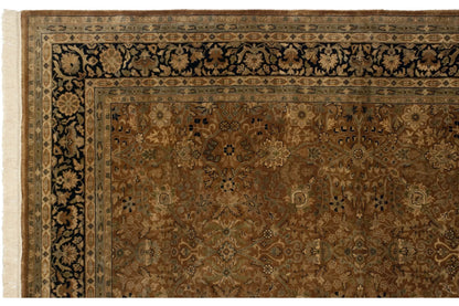 6x9 Vintage Indian Tabriz Design Carpet