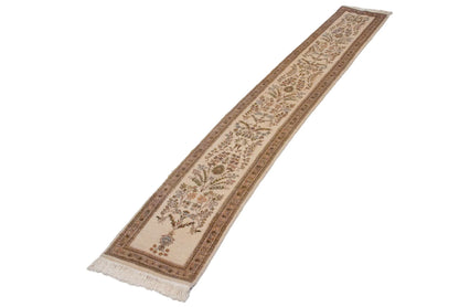 2x12.5 Vintage Tabriz Rug Runner