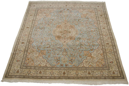 11.5x13 Vintage Tabriz Square Carpet
