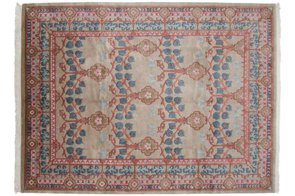 8.5x12 Vintage Indian Arts And Crafts Design Carpet