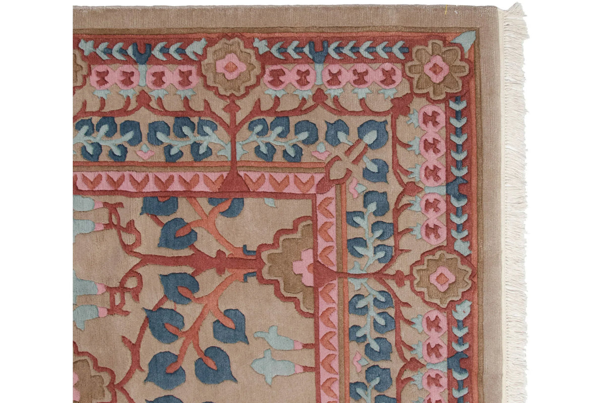8.5x12 Vintage Indian Arts And Crafts Design Carpet