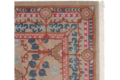 8.5x12 Vintage Indian Arts And Crafts Design Carpet