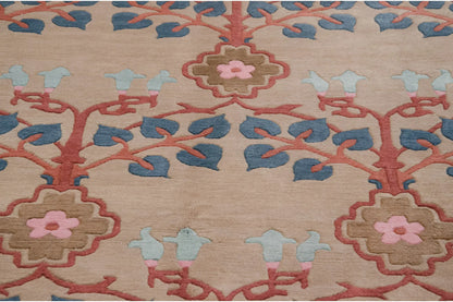 8.5x12 Vintage Indian Arts And Crafts Design Carpet