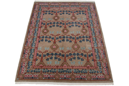 8.5x12 Vintage Indian Arts And Crafts Design Carpet