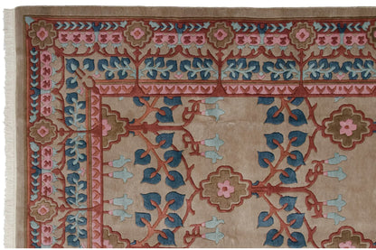 8.5x12 Vintage Indian Arts And Crafts Design Carpet