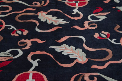 8x10 Vintage Contemporary Indian Peking Design Carpet