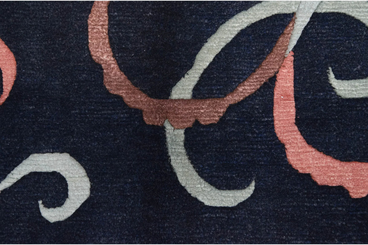 8x10 Vintage Contemporary Indian Peking Design Carpet