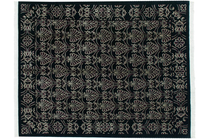 7.5x10 Vintage Indian Damask Design Carpet