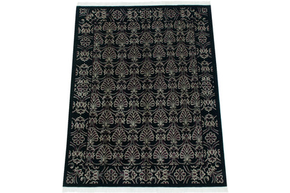 7.5x10 Vintage Indian Damask Design Carpet