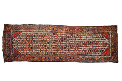 4x11.5 Vintage Hamadan Rug Runner