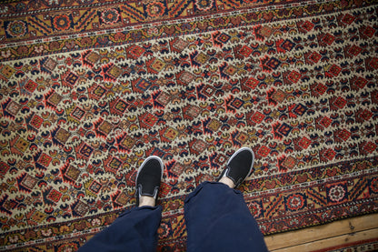 4x11.5 Vintage Hamadan Rug Runner