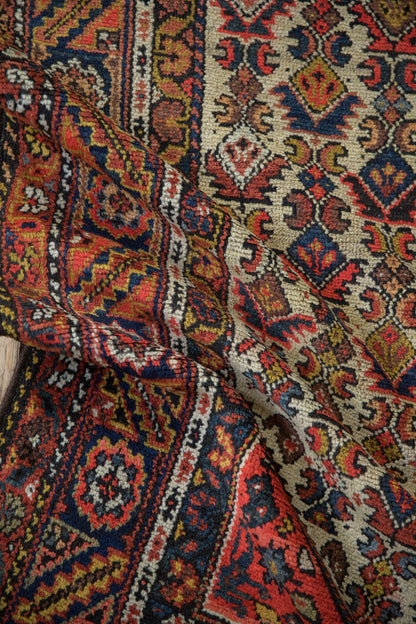 4x11.5 Vintage Hamadan Rug Runner