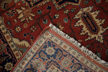 4x12 Indian Heriz Design Rug Runner
