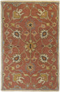 Logville Hand Tufted Rust 1119 Wool Rug
