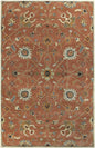 Logville Hand Tufted Rust 1119 Wool Rug